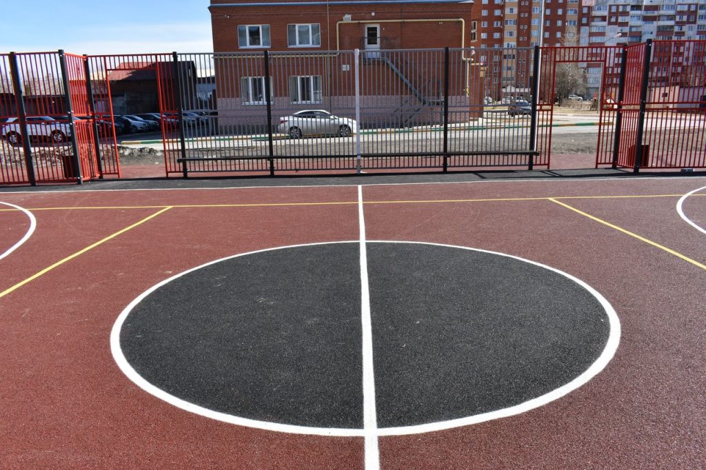 Спортивная площадка г. Чусовой, ул. Мира 4