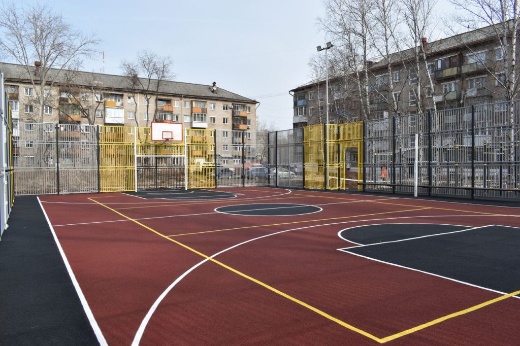 Спортивная площадка г. Пермь, ул. Ушинского, 9